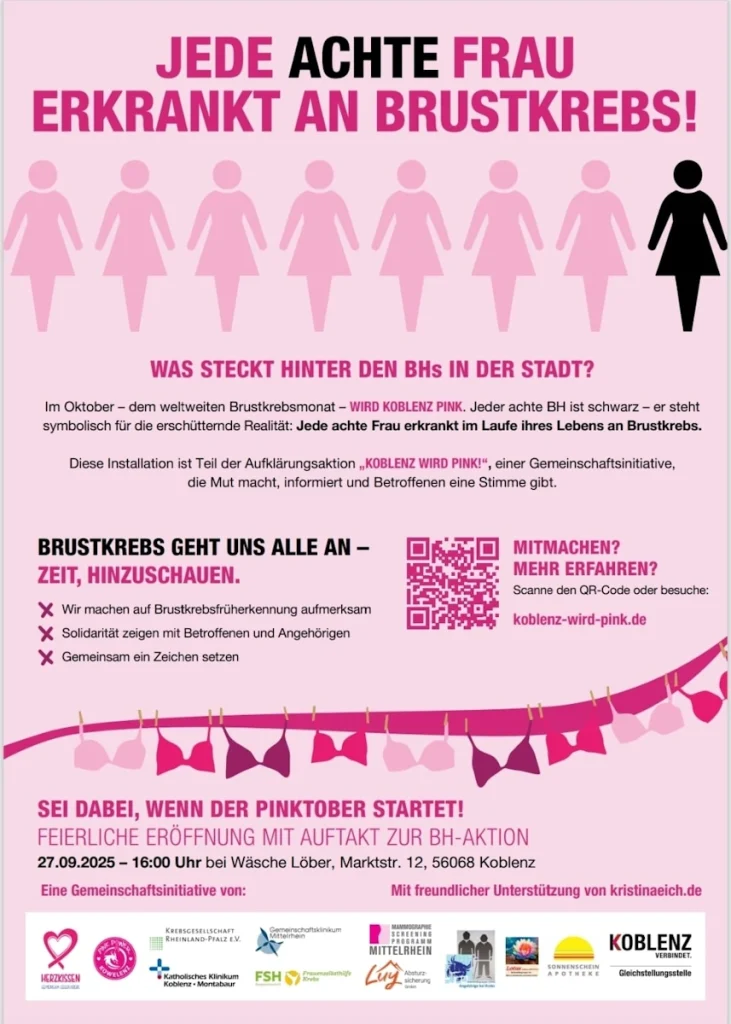 Jede achte Frau erkrankt an Brustkrebs